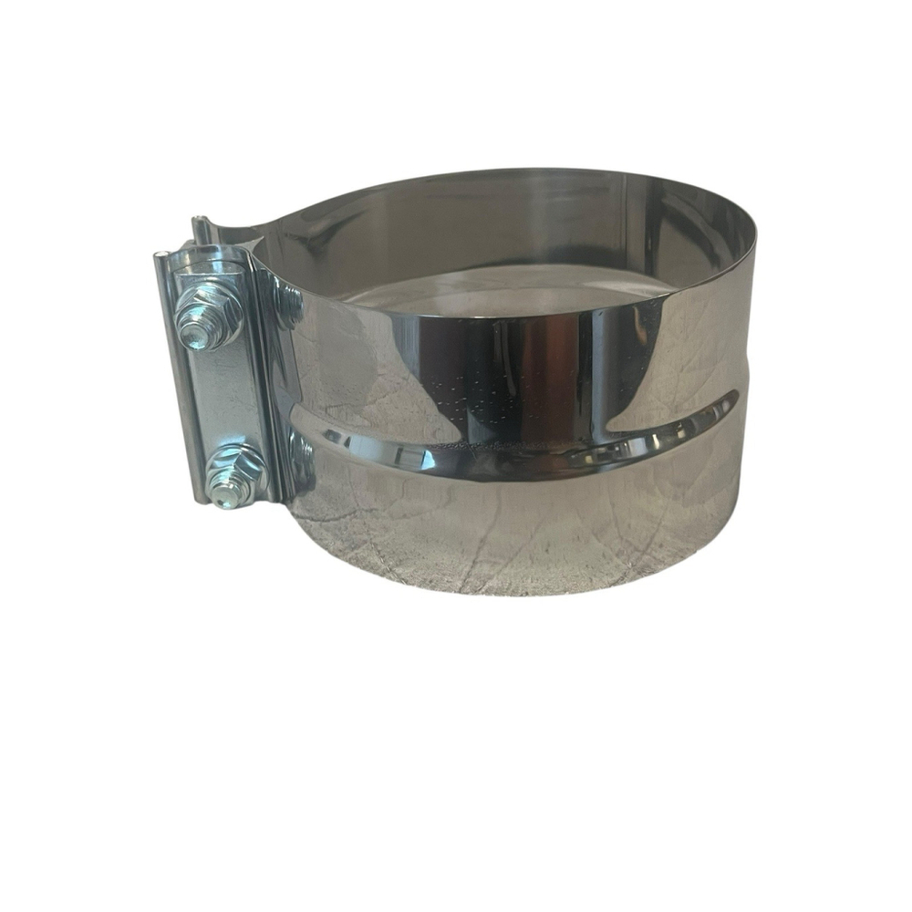 Exhaust Clamp Band 5 Inch Stainless Steel Lap Joint New